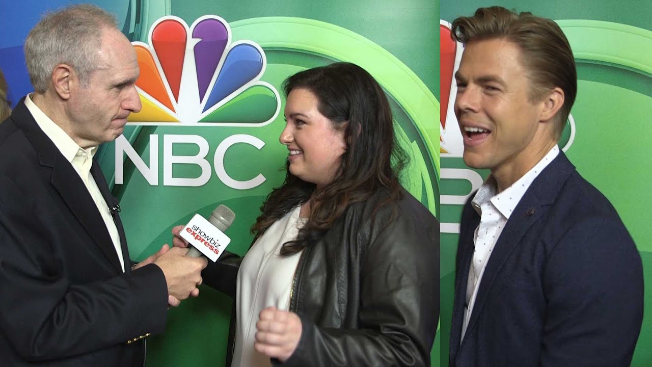 'Hairspray Live' Stars Derek Hough, & Maddie Baillio on 'Showbiz Express'