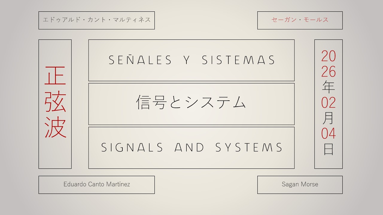 SEÑALES Y SISTEMAS NO. 08