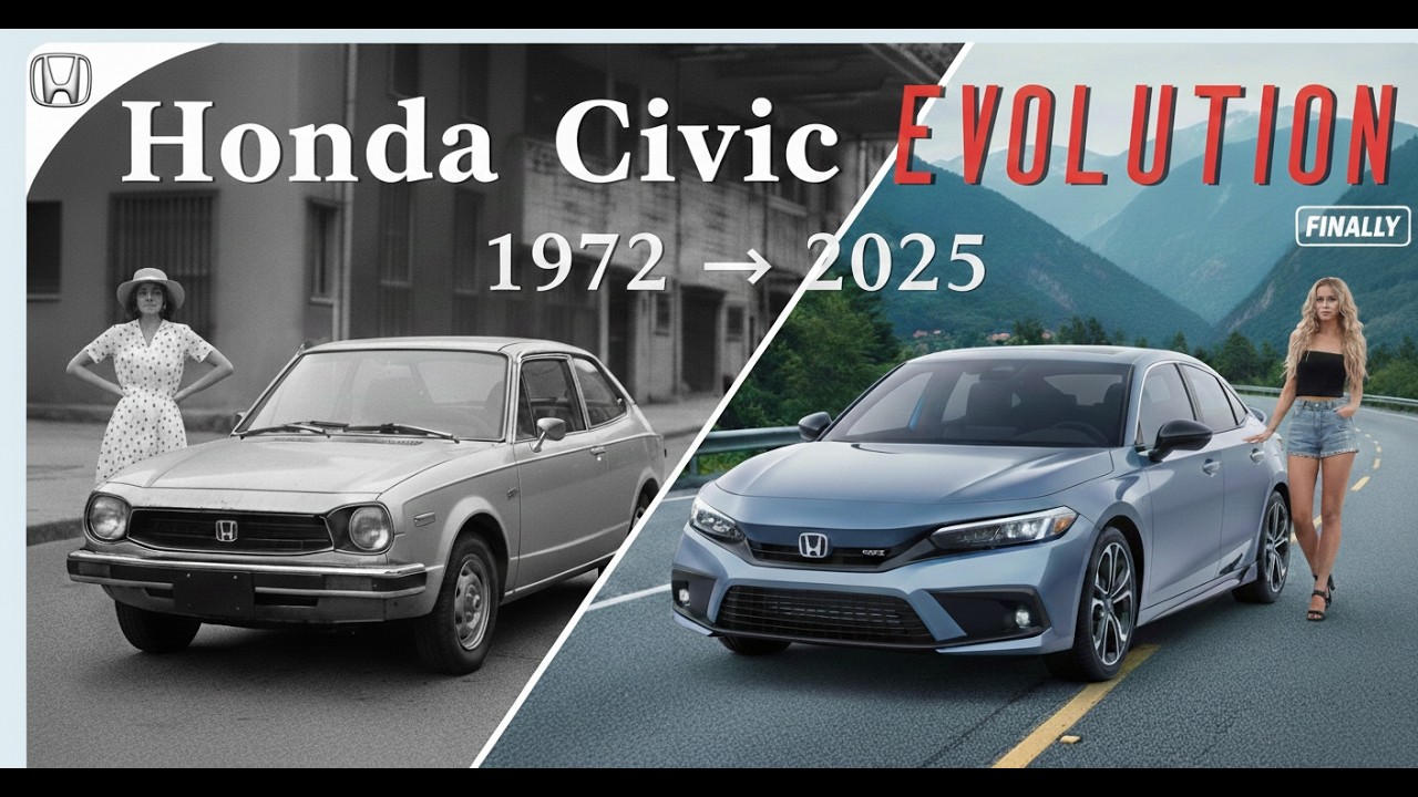 Honda Civic Best Ever Evolution 1972 - 2050 | Complete Timeline