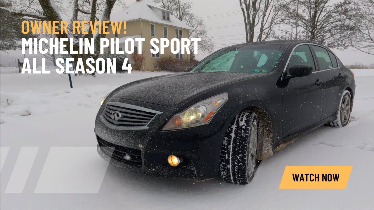 Michelin Pilot Sport All Season 4 | Winter Test | 2011 Infiniti G37xS