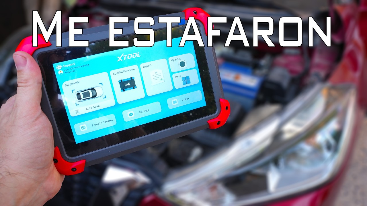 Mira como me estafan, para que no te pase a ti ( XTOOL D7 )