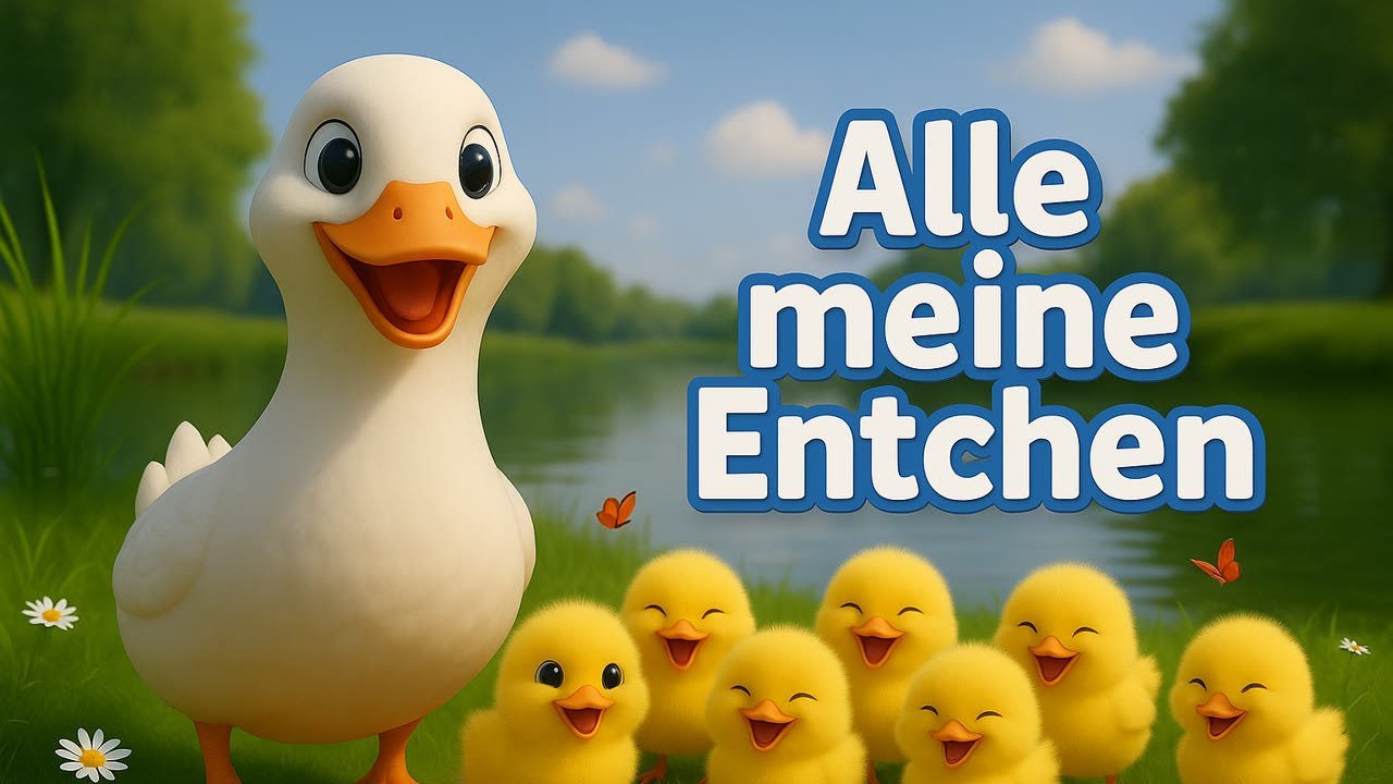 Alle meine Entchen 🦆 | Kinderlied zum Mitsingen