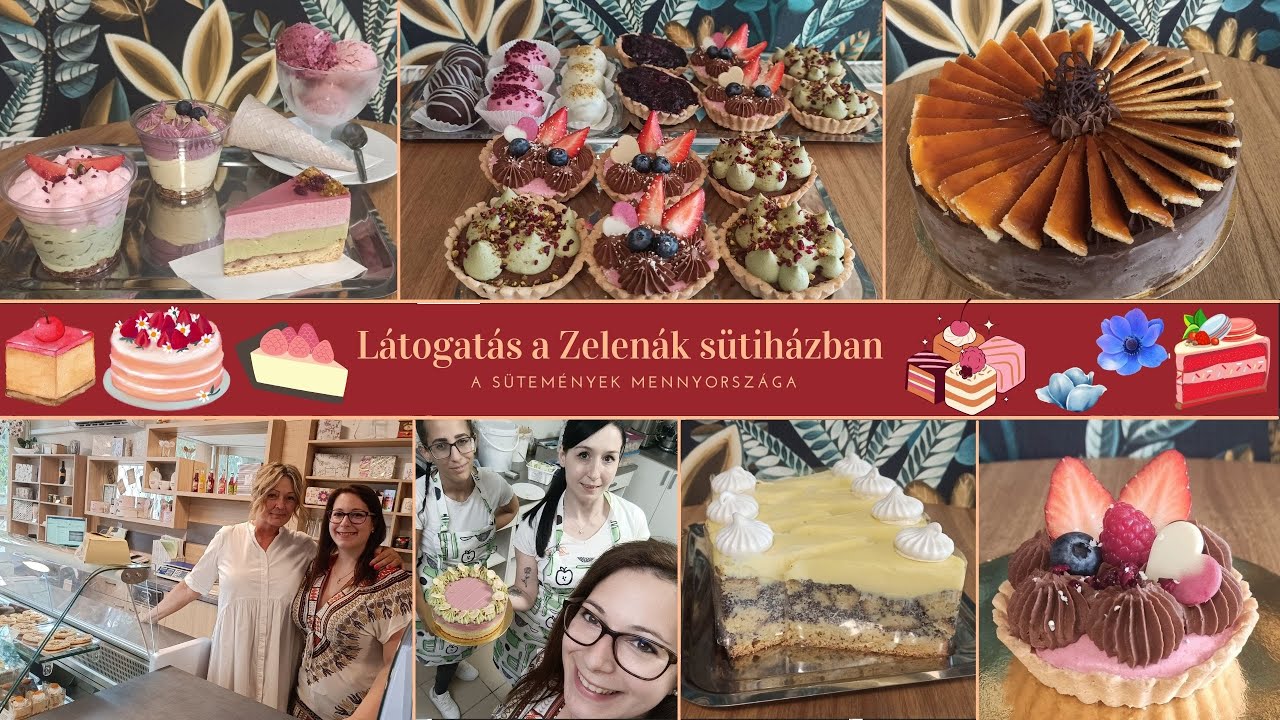 LÁTOGATÁS A ZELENÁK SÜTIHÁZBAN 🍰🧁🥧🍨| ITT TÉNYLEG MINDEN ALLERGIÁVAL IS SZÁMOLNAK 😉😍🥰