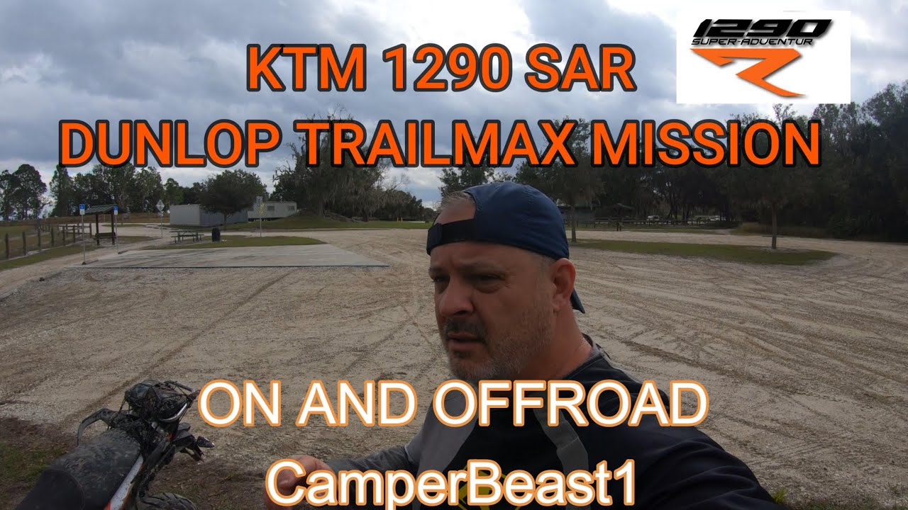 Bone Valley and Dunlop Trailmax Mission Tires on and off road review. KTM 1290 Super Adventure R