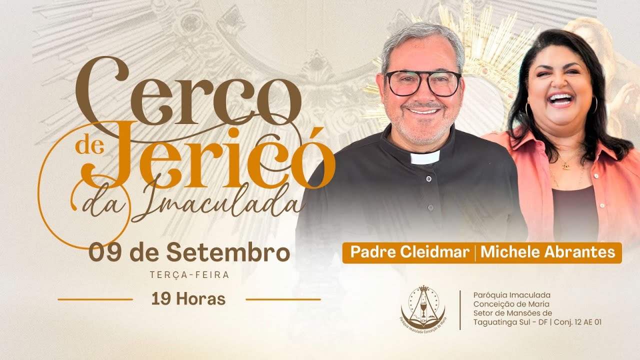 GRUPO DE ORAÇÃO | CERCO DE JERICÓ - PE. CLEIDMAR - 19H - 09/09/2025