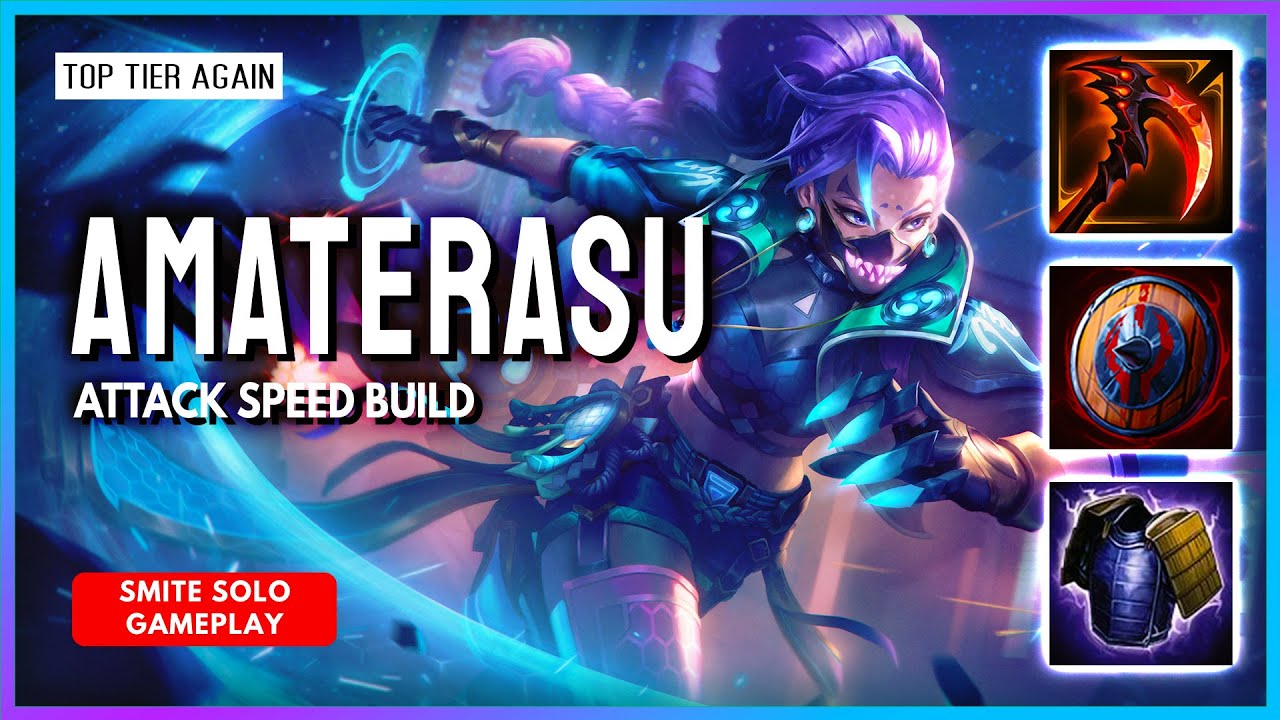 THESE ITEM BUFFS MADE AMA A TOP TIER PICK! - Amaterasu Solo SMITE Conquest Gameplay