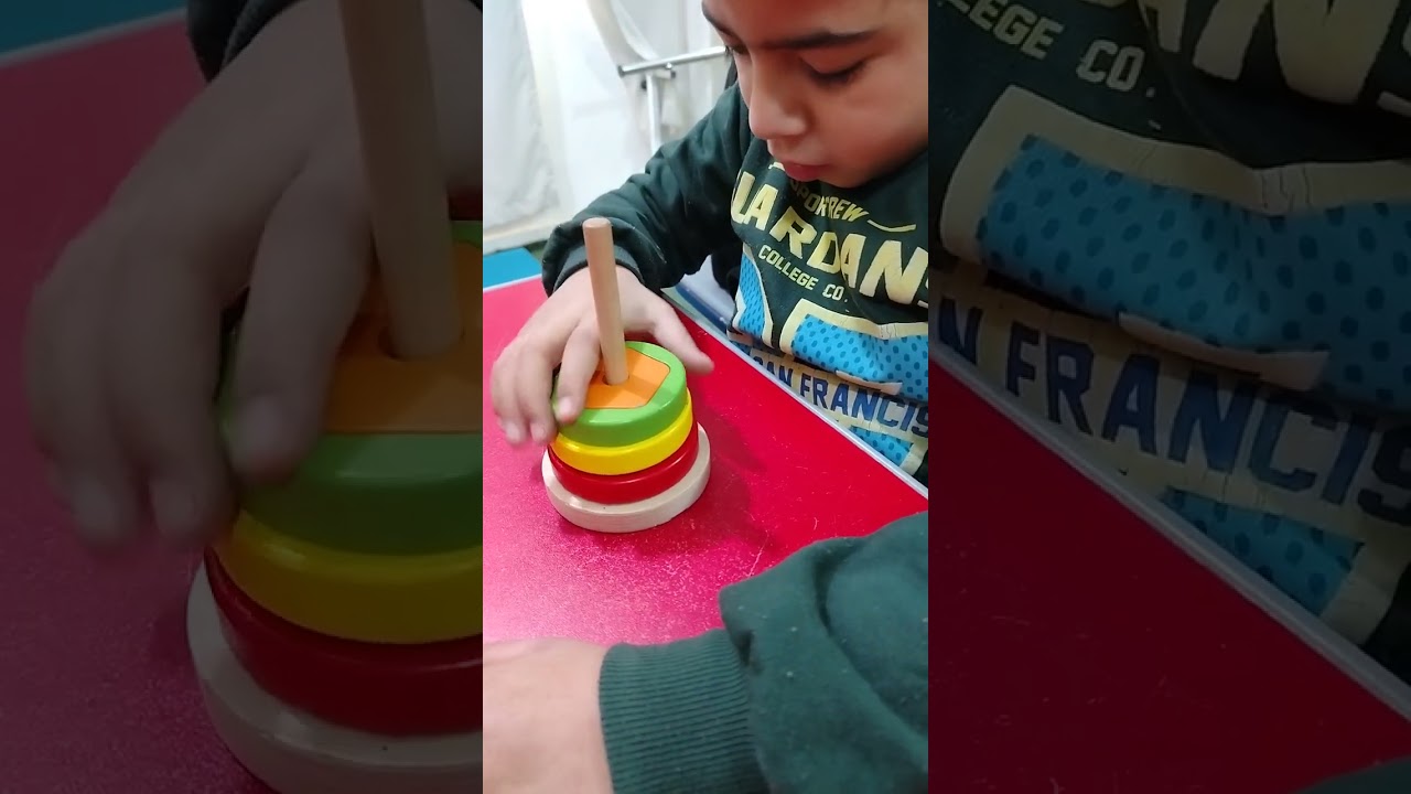 جلسة علاج وظيفى لحبيبى محمد 