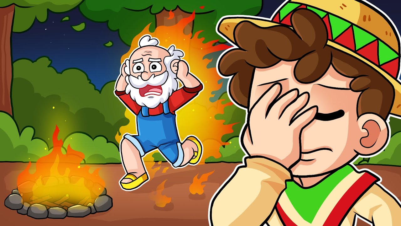 No vuelvo a salir de campamento... 💀🌲🔥 SILVIOGAMER