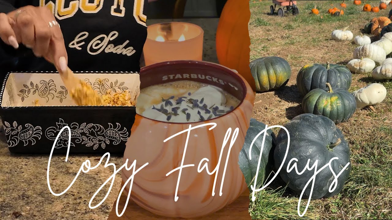 Cozy Fall Reset | home refresh, comfort cooking, fall baking, apple picking, homemade pumpkin latte