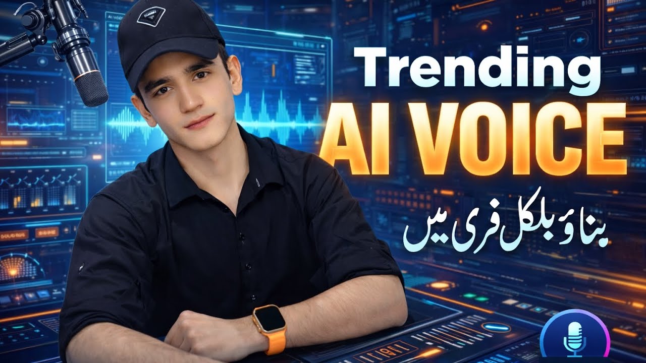 Trending AI Voice 2026 🔥 | AI Se Professional Voice Over Kaise Banaye | Complete Tutorial Urdu/Hindi