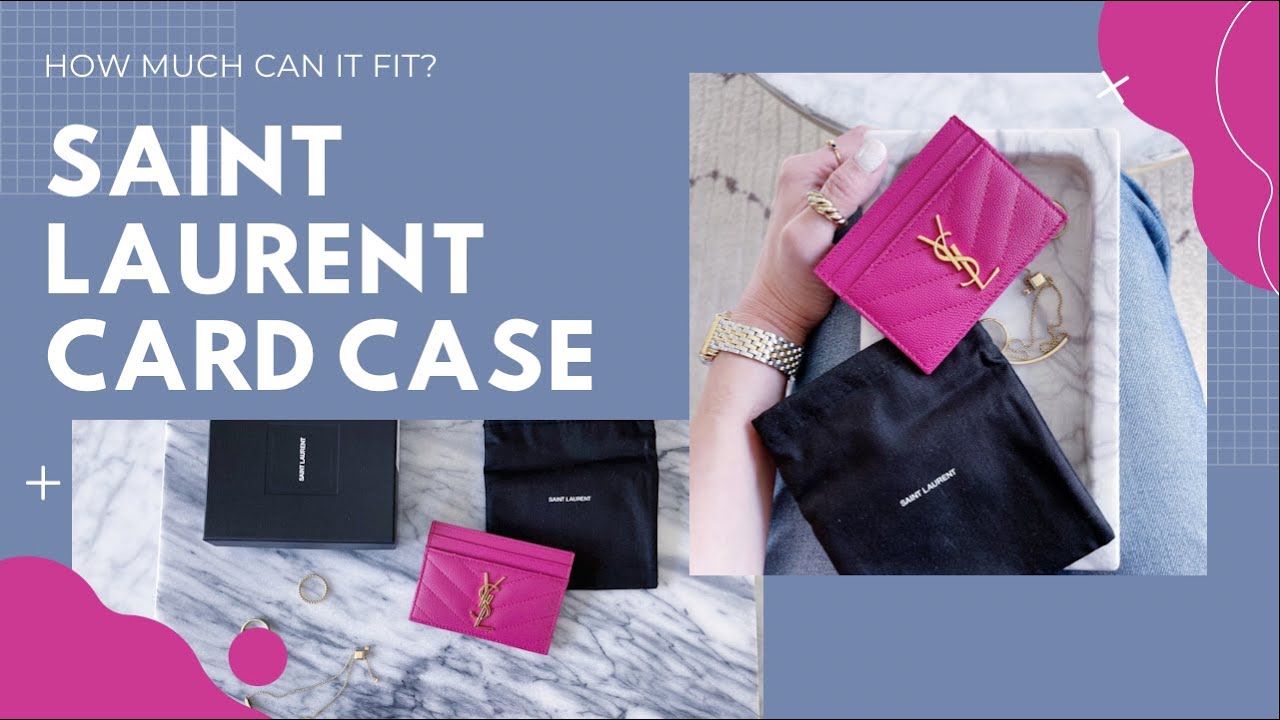 Saint Laurent Card Holder | How Much Does it Actually Fit?