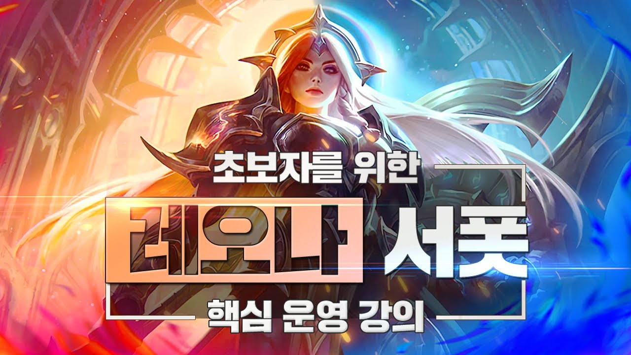 데교수의 레오나 특별 강의