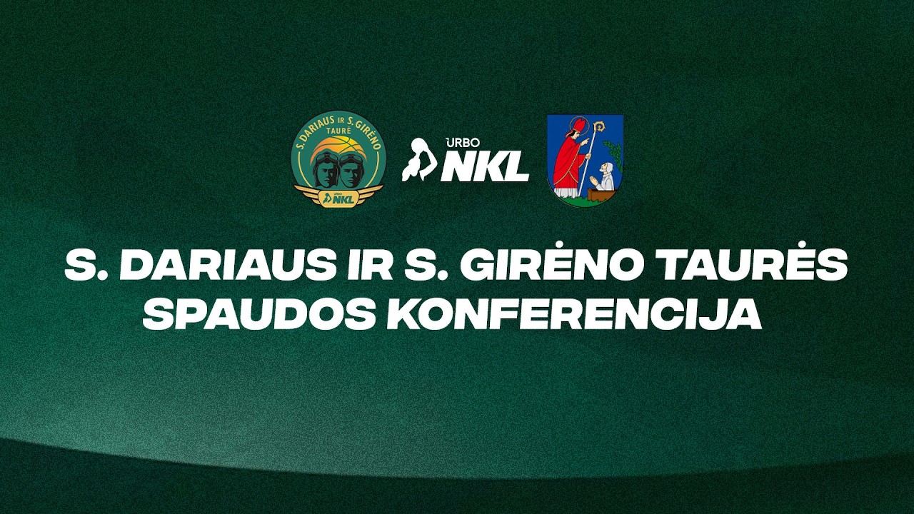 S. Dariaus ir S. Girėno Taurės spaudos konferencija
