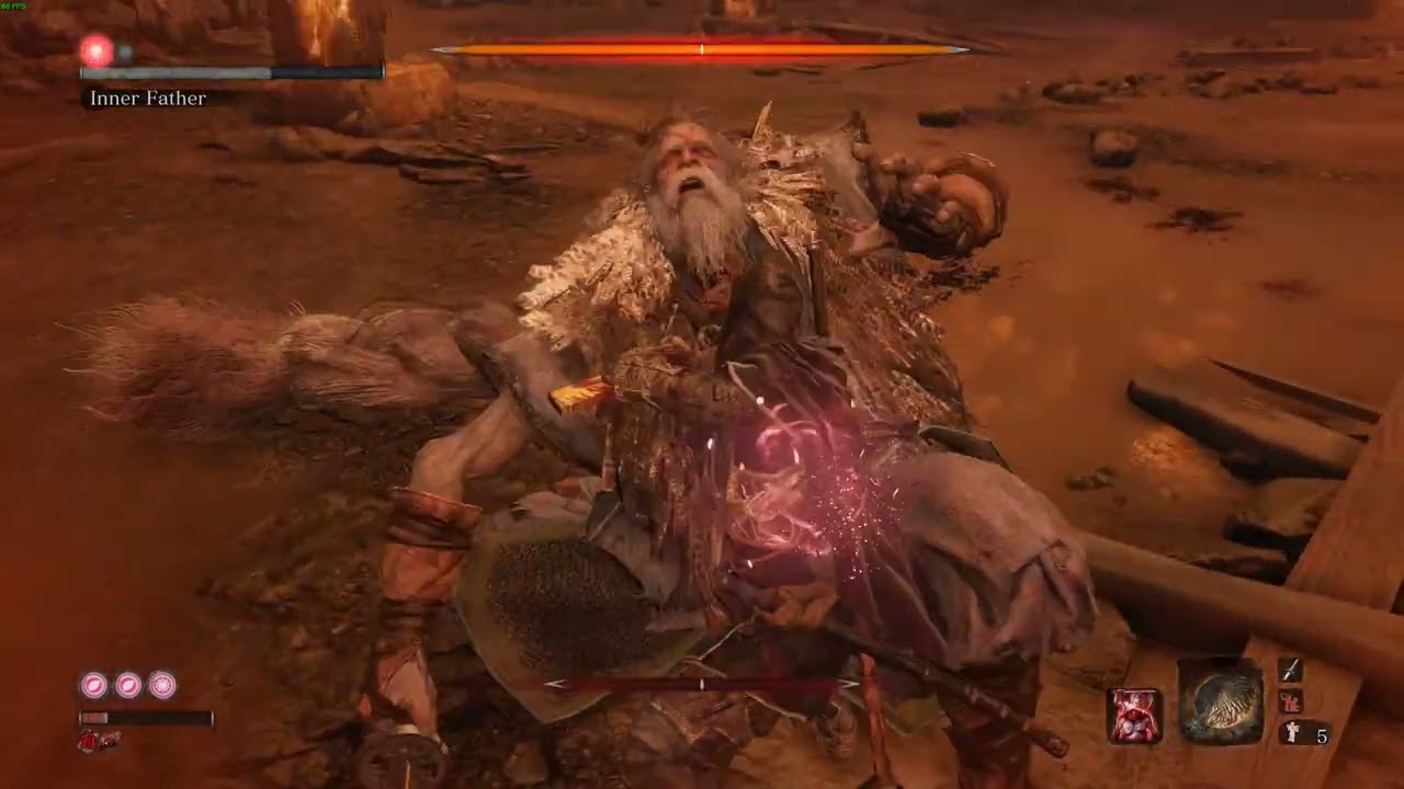Sekiro - Inner Boss Fights (charmless/demon bell)