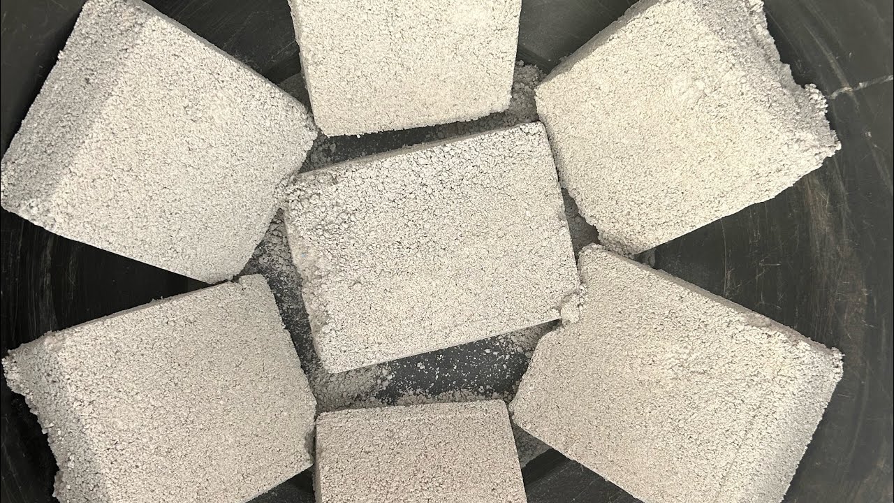 ASMR New Gritty sand cement dry crumbling #asmr #satisfying #relaxing #viralvideo @CrumblingHubASMR