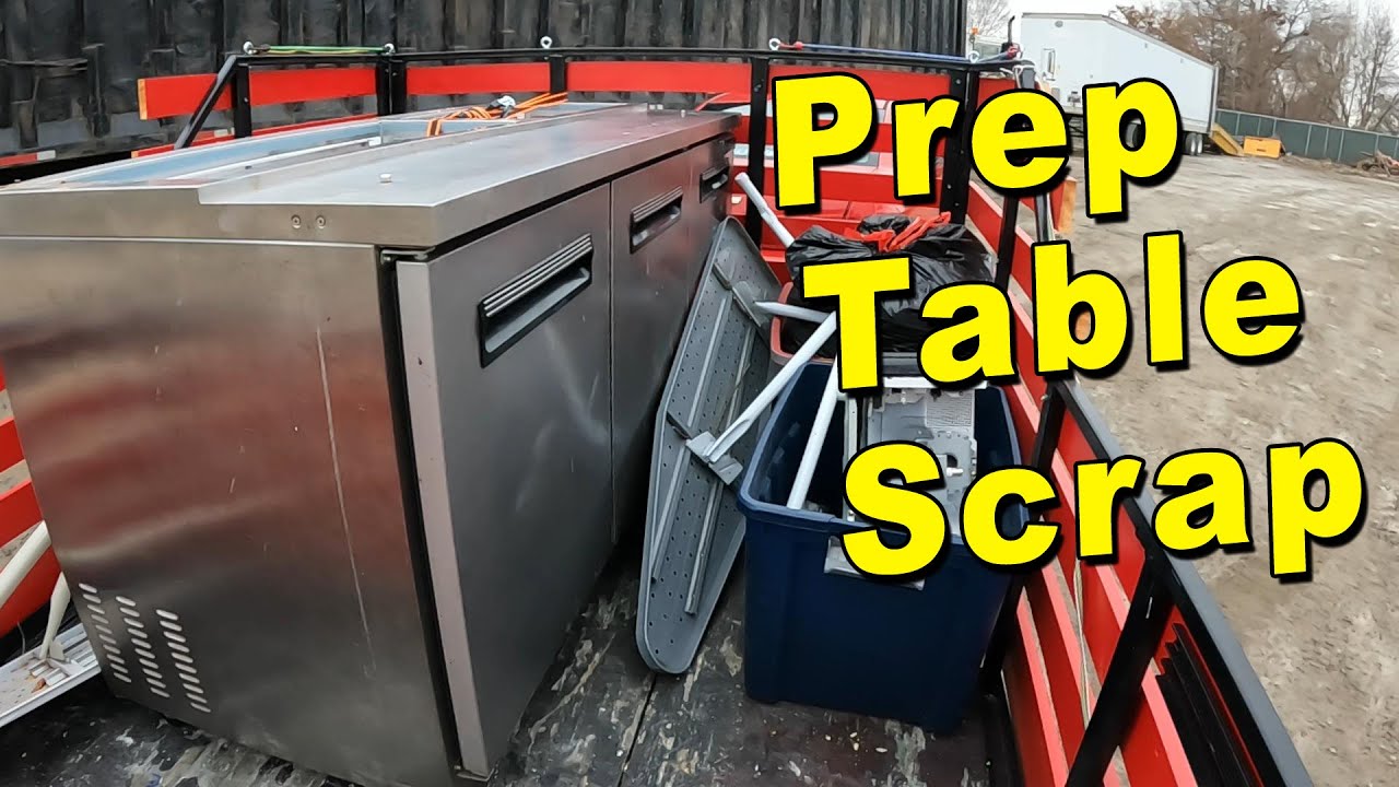Scrapping a Refrigerated Prep Table for Copper & Stainless | No Juice Left