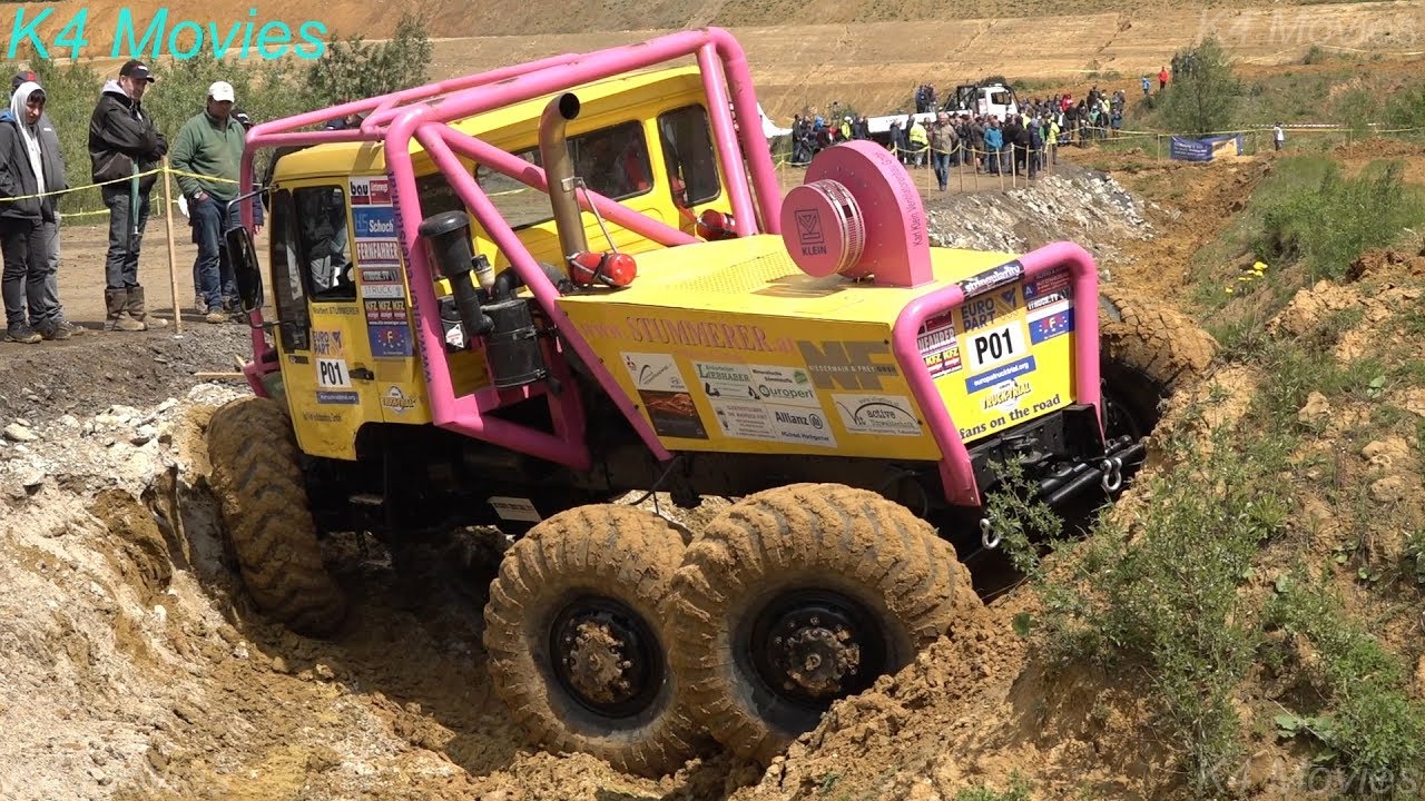 6x6 MAN, Ural Prototype trucks in Europe truck trial | Mont-Saint-Guibert, 2019
