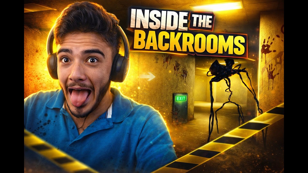 BONECÃO DURO ME PERSEGUINDO - Inside The Backrooms