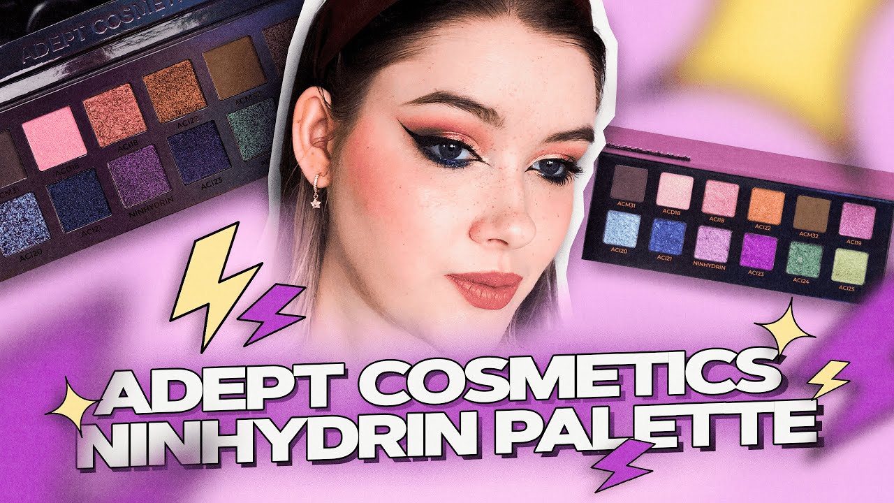 Не тупите, как я... Обзор и макияжи с хроматической палеткой Ninhydrin от Adept Cosmetics