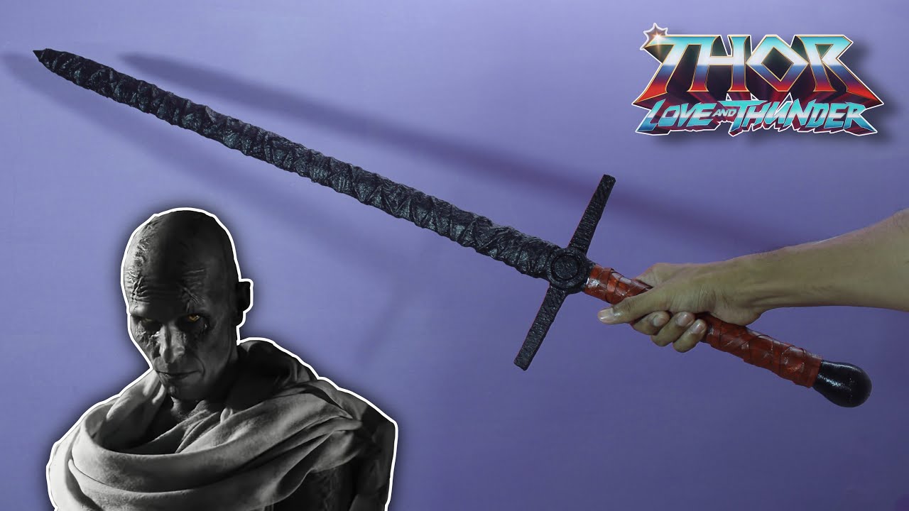 How to Make Gorr the God Butcher Necrosword | Cardboard DIY
