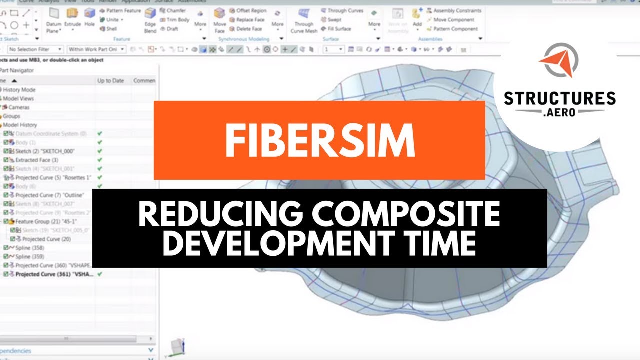Reducing Composite Development Time with Fibersim