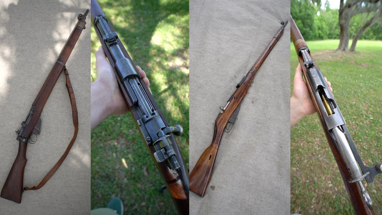 Bolt Guns of WW2 {Enfield No4, Swiss K31, Mosin M91/30, K98k
