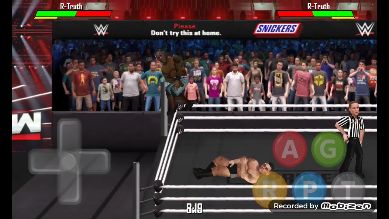 WR2D RAW R-TRUTH 🆚 GUNTHER