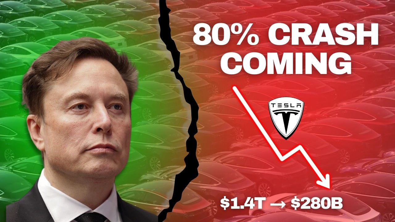 Tesla's 80% Crash: Why The $1.4 Trillion Valuation Will Collapse