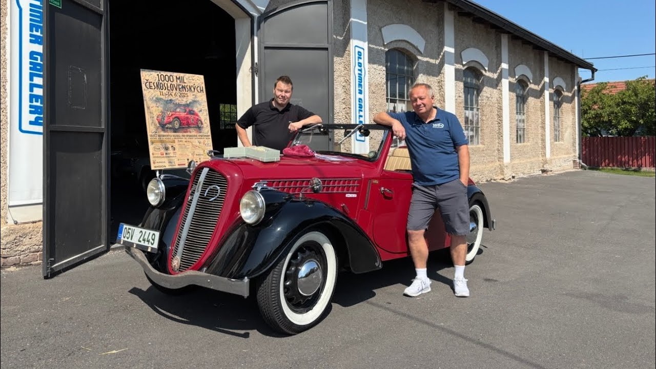 ŠKODA POPULAR ROADSTER 1938 - 130 LET ŠKODA - 1000 MIL ČESKOSLOVENSKÝCH