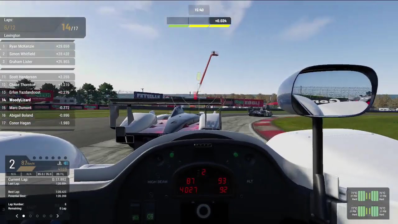 Giving PMR another go after release.  LMP BMW V12 LMR at Lexington (Mid-Ohio Sports Car Course)