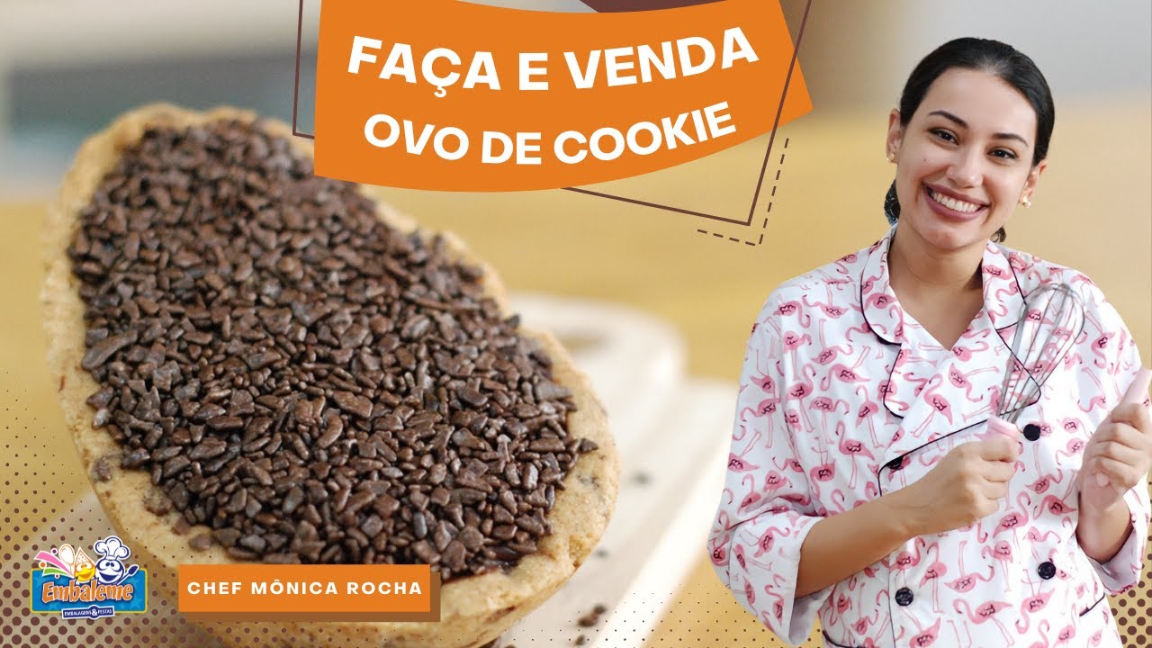 APRENDA FAZER OVO DE PÁSCOA DE COOKIE  | Faça e venda