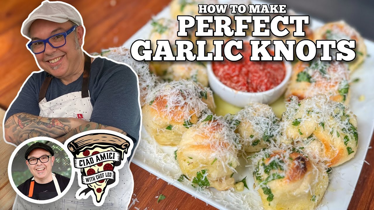 Chef Leo's Garlic Knots in the Blackstone Pizza Oven