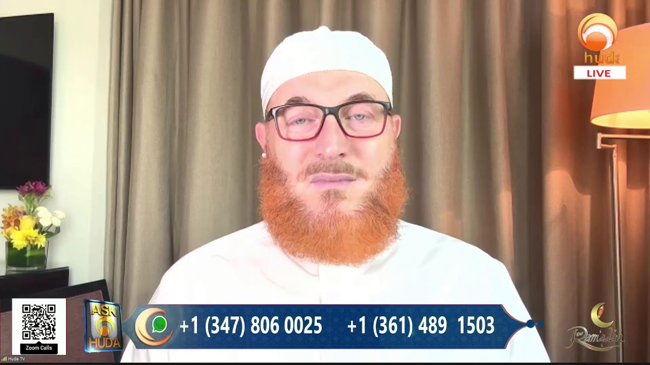 LIVE Q&A Session with Dr. Mohammad Salah on Ask HUDA in Ramadan 28th. 1447 Hijri.