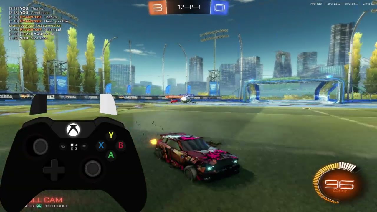 rocket league gameplay
