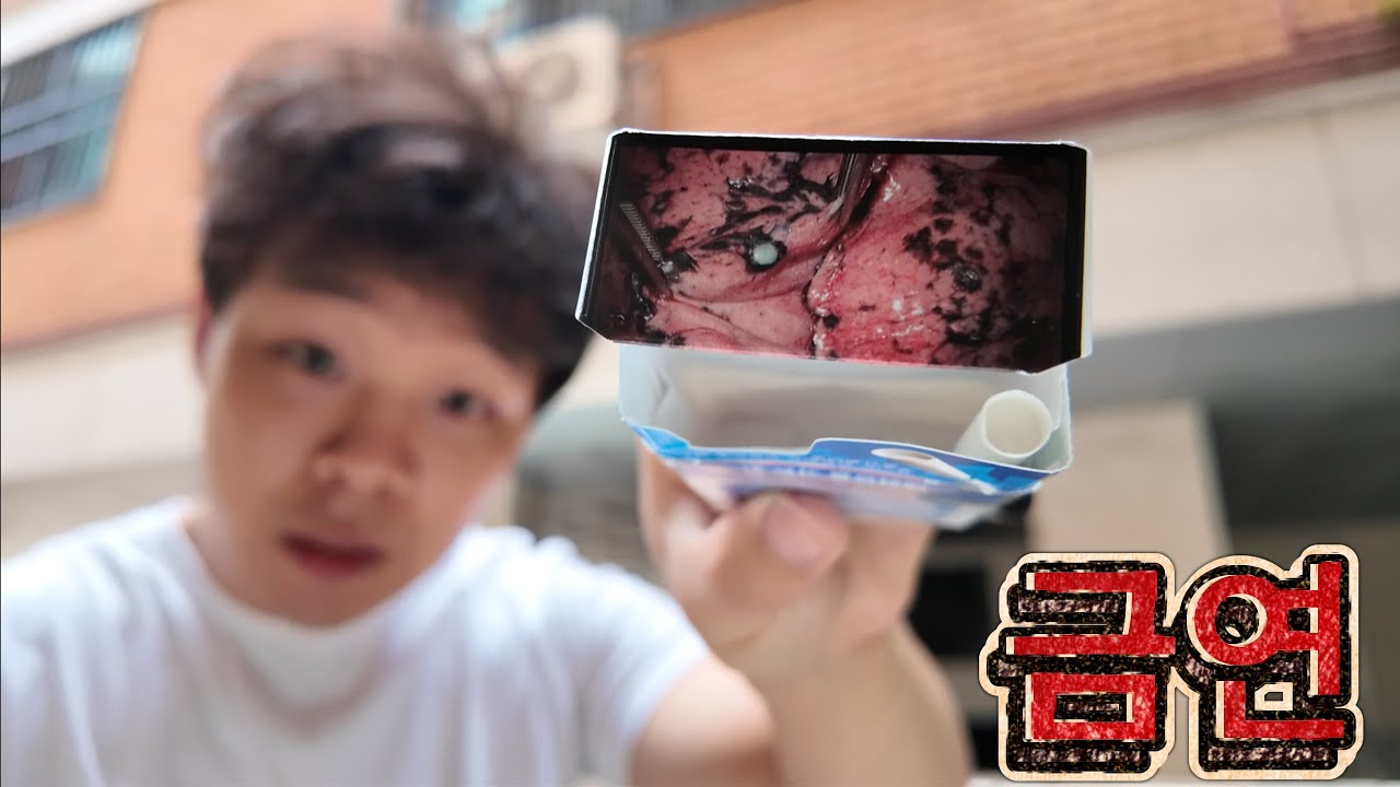 금연 실패 금연 실패하고 세차하는 브이로그