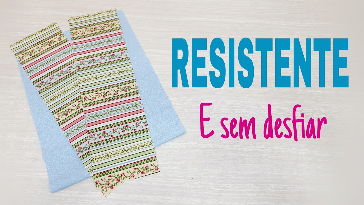 COMO DEIXAR TECIDOS MAIS RESISTENTES E SEM DESFIAR.