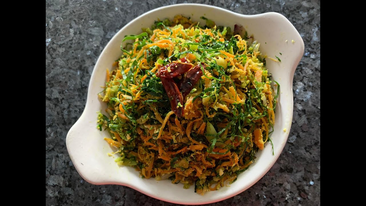 Jaffna Green Cabbage & Carrot Stir Fry