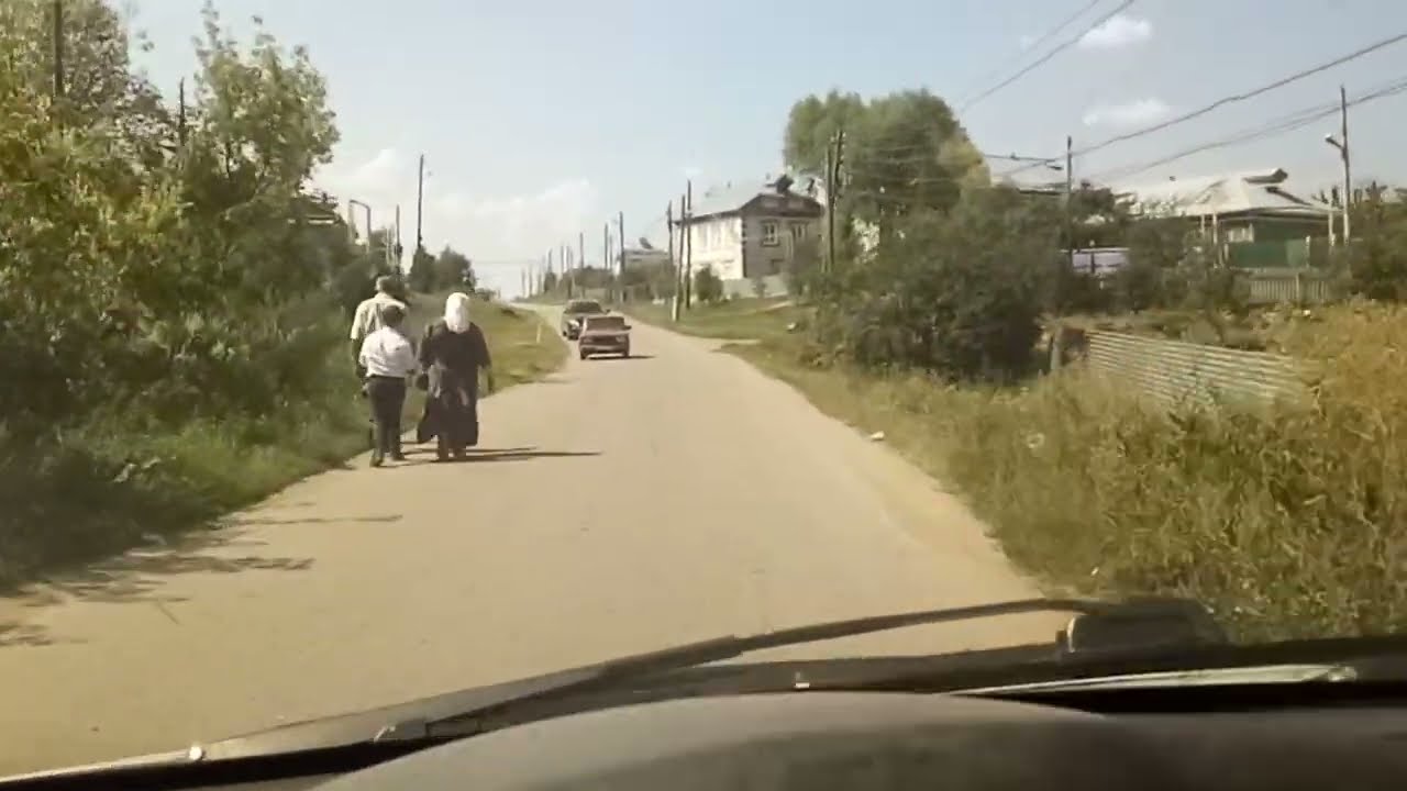 БОЛЬШОЕ РЫБУШКИНО.Поездка 12.08.2023.Лежачие полицейские.Пятёрочка))