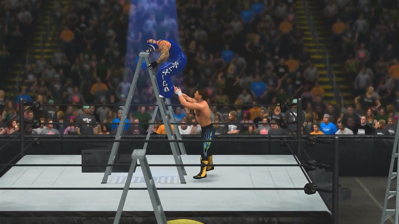 WWE 2K15 - Эдди Герреро против Рея Мистерио - Матч с лестницами против Доминика: Summerslam 2005