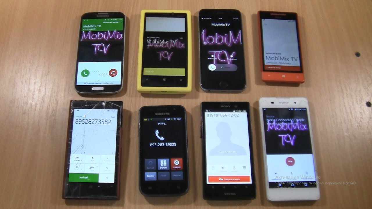 Samsung, Sony, HTC ,Nokia ,iPhone, 8 incoming calls AND  Outgoing calls at the same time!