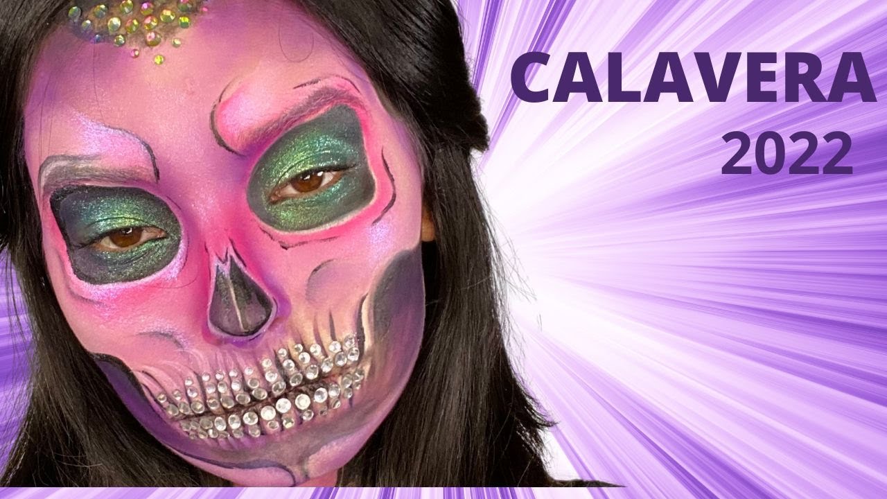 Calavera Glam Rosa - Halloween 2022 Laura Makeup