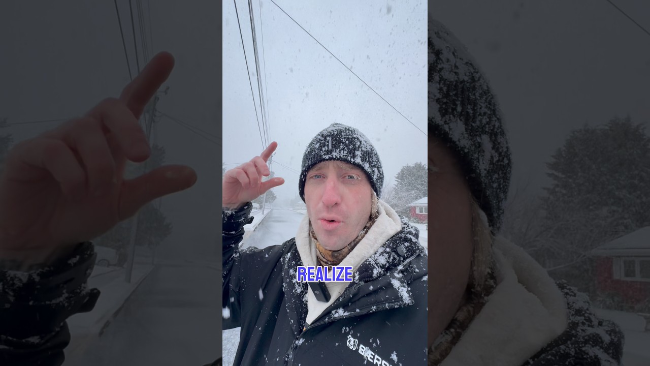 Historic Blizzard Slamming Jersey Coast Right Now ❄️ #weather #blizzard #snow