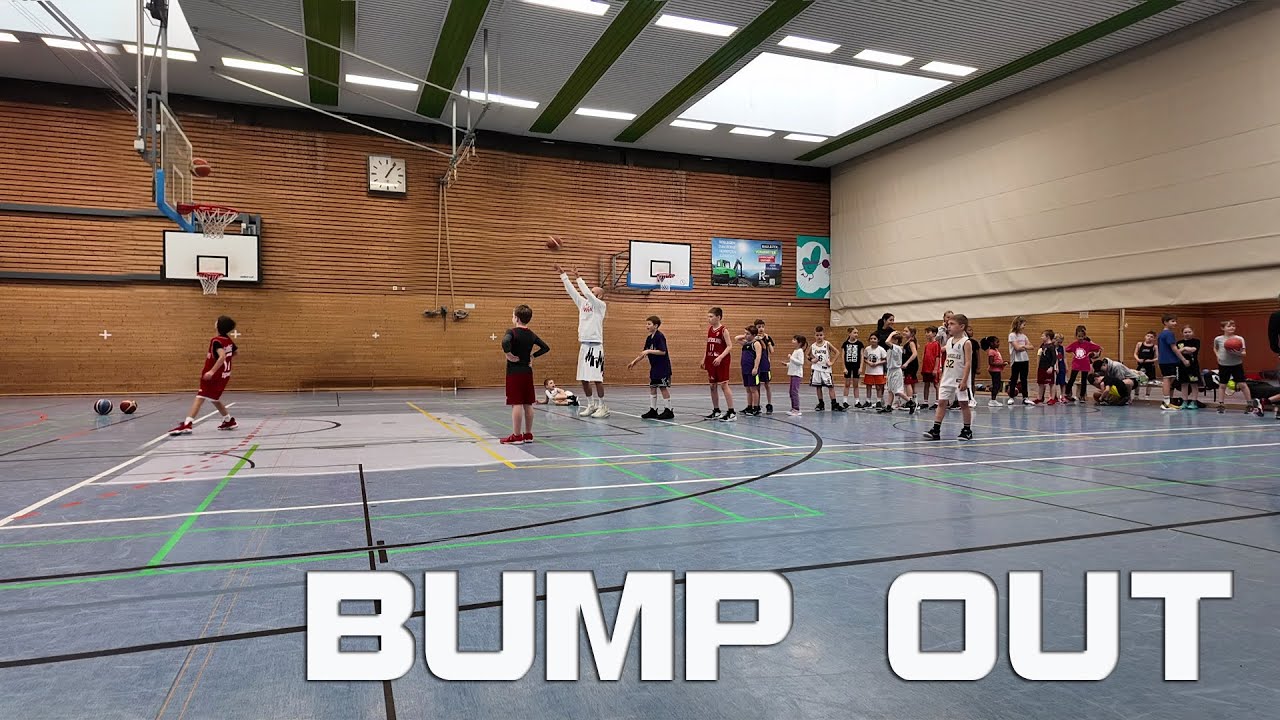 BUMP OUT Basketball Freiwurfspiel perfekt für Kinder - Regeln erklärt