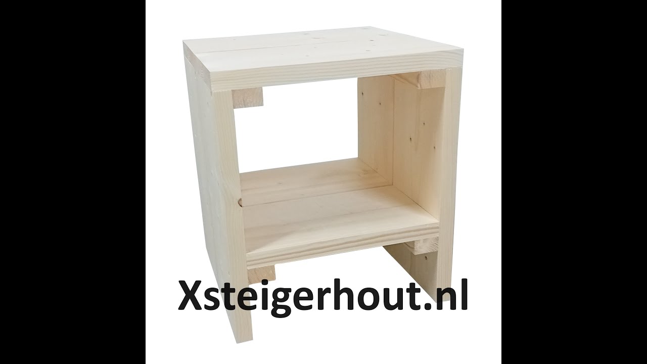 Krukje maken steigerhout