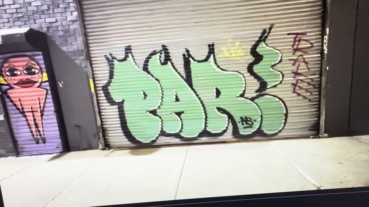 NYC Graffiti Video i’ve not completed yet. #graffiti #nyc #graffitiart 