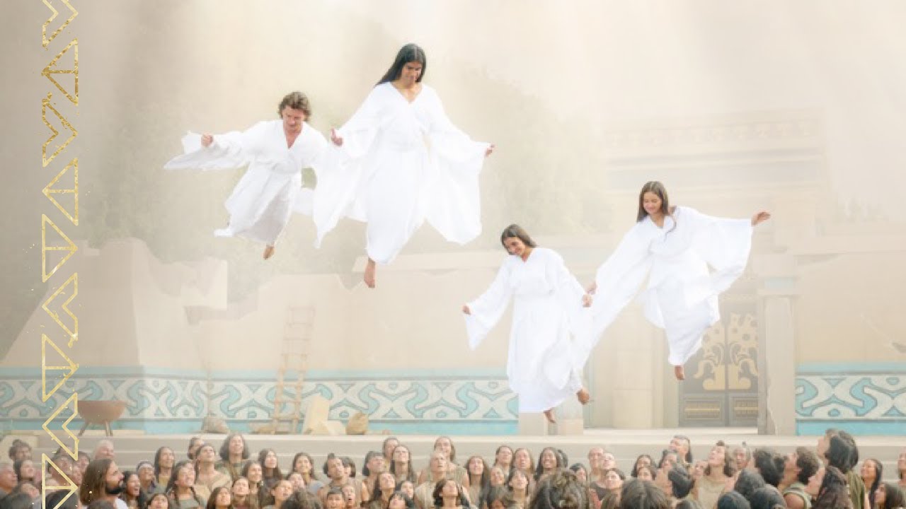 Jesus Christ Prays and Angels Minister to the Children | 3 Nephi 17:11–25
