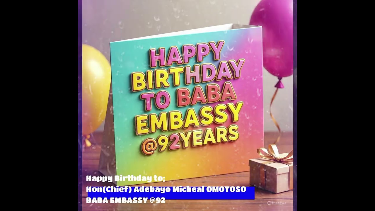 Happy birthday to Baba Embassy 