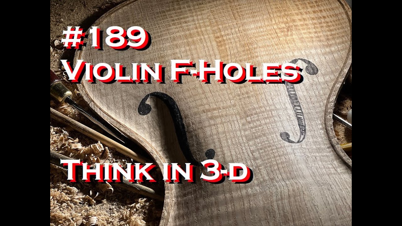# 189 — Эфы для скрипки — Думайте и лепите в 3D