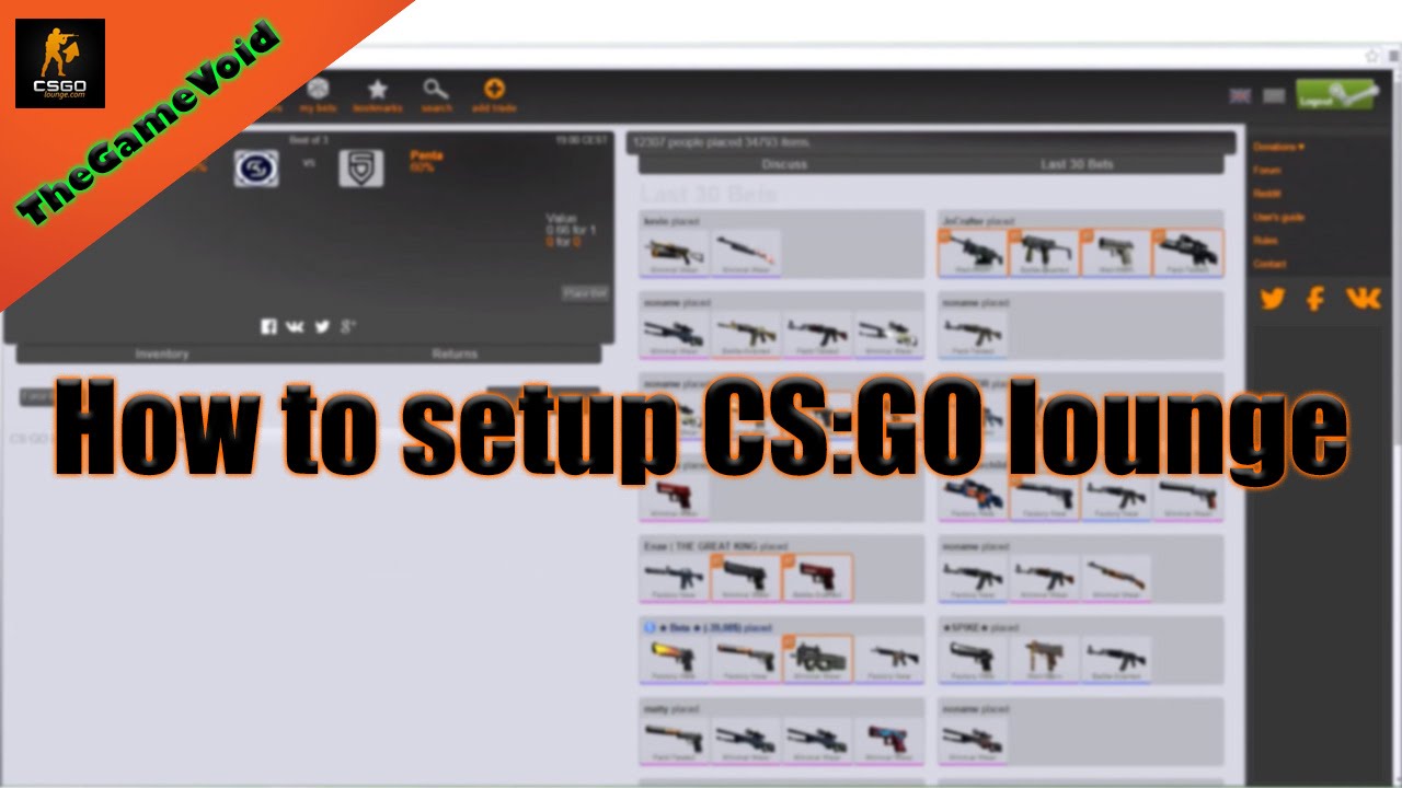 How to setup CSGO Lounge [Tutorial]