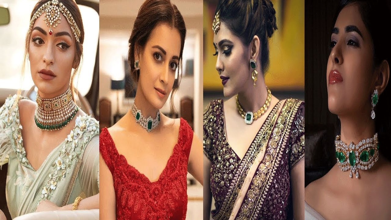 New Party Wear Green Choker Necklaces Designs||Green Kundan Necklaces Designs||Green Choker Necklace